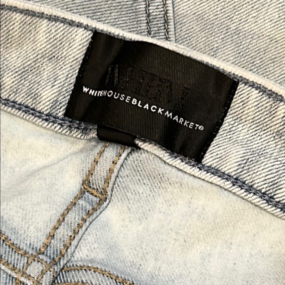 White House Black Market Gray High Rise Jeans y. - Picture 9 of 14